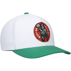Boston Celtics Hardwood Classics Core 2-Tone 2.0 Pro Snapback Hat White/Green - Mitchell & Ness