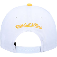 Golden State Warriors Hardwood Classics Core 2-Tone 2.0 Pro Snapback Hat White/Gold - Mitchell & Ness