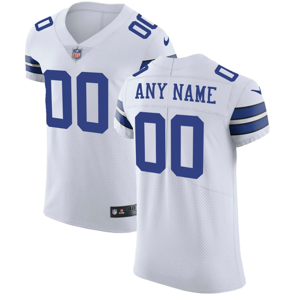 Dallas Cowboys Vapor Untouchable Custom Elite Jersey - White Jerseys