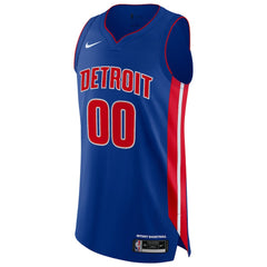 Detroit Pistons Authentic Custom Jersey Blue Icon Edition - Nike