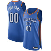 Oklahoma City Thunder Authentic Custom Jersey Blue Icon Edition - Nike