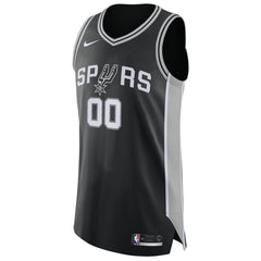 San Antonio Spurs Authentic Custom Jersey Black Icon Edition - Nike