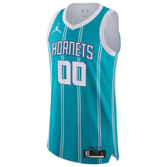 Charlotte Hornets Jordan Brand 2020/21 Authentic Custom Jersey Teal Icon Edition