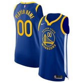 Golden State Warriors 2020/21 Authentic Custom Jersey Blue Icon Edition - Nike