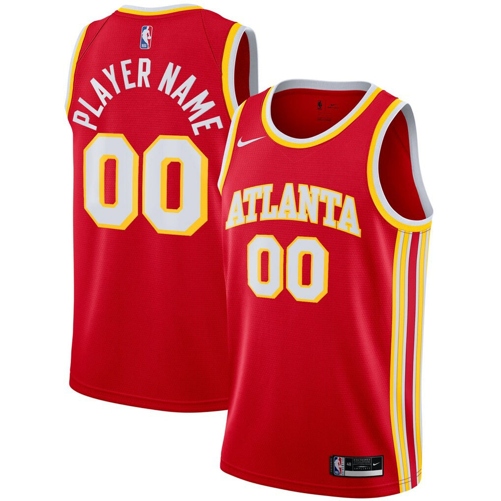 Atlanta Hawks 2020/21 Swingman Custom Jersey Icon Edition Red - Nike