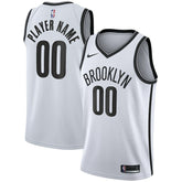 Brooklyn Nets 2020/21 Swingman Custom Jersey Association Edition White - Nike