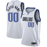 Dallas Mavericks 2020/21 Swingman Custom Jersey Association Editi- White - Nike