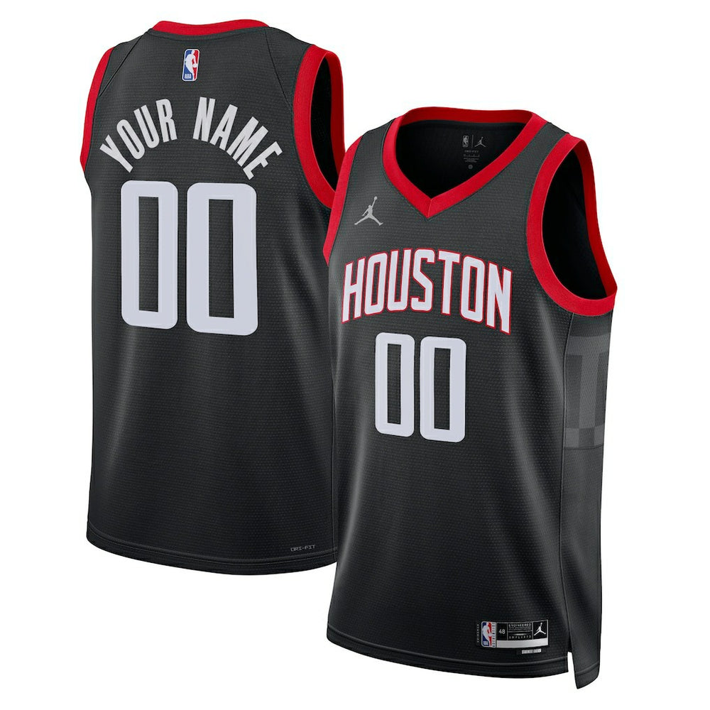 Houston Rockets Jordan Brand Unisex 2022/23 Swingman Custom Jersey Statement Edition Black outlet