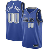 Dallas Mavericks 2020/21 Swingman Custom Jersey Icon Editi- Blue - Nike