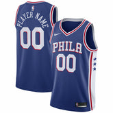 Philadelphia 76ers 2020/21 Swingman Custom Jersey Icon Edition Royal - Nike