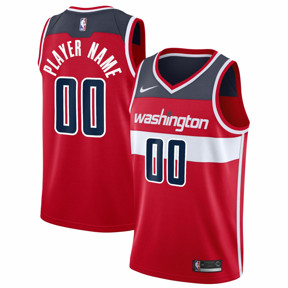 Washington Wizards 2020/21 Swingman Custom Jersey Icon Edition Red - Nike