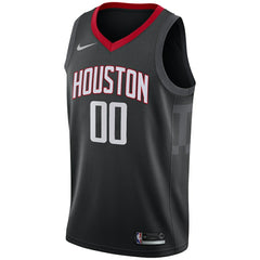 Houston Rockets Swingman Custom Jersey Black Statement Edition - Nike