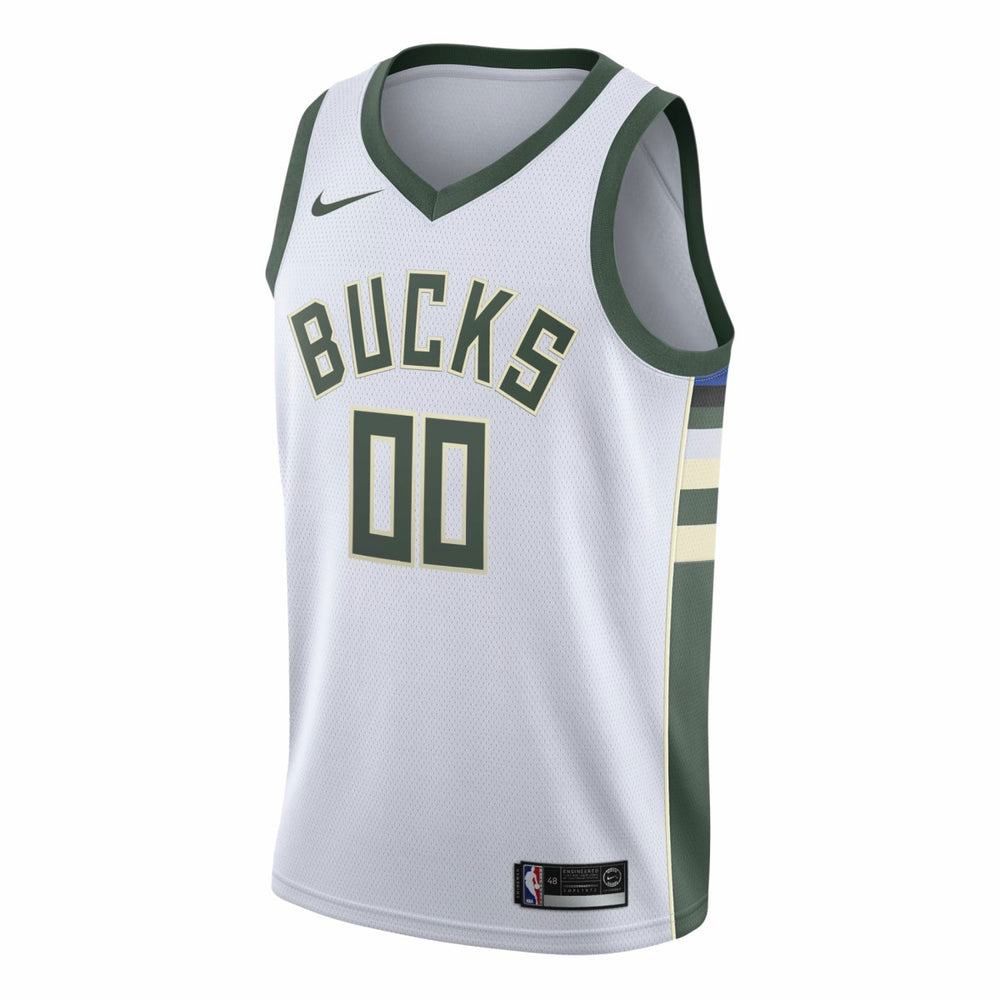 Milwaukee Bucks Swingman Custom Jersey White Association Edition - Nike