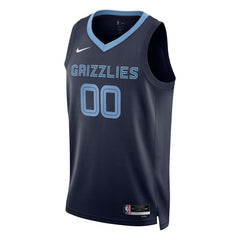 Memphis Grizzlies Unisex Swingman Custom Jersey Navy Icon Edition - Nike