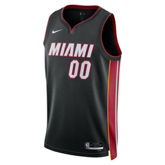 Miami Heat Unisex Swingman Custom Jersey Black Icon Edition - Nike