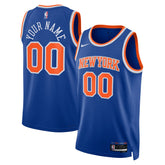 New York Knicks Unisex Swingman Custom Jersey Blue Icon Edition - Nike outlet