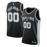 San Antonio Spurs Unisex Swingman Custom Jersey Black Icon Edition - Nike