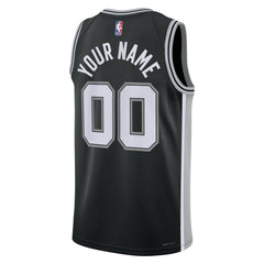 San Antonio Spurs Unisex Swingman Custom Jersey Black Icon Edition - Nike