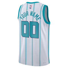 Charlotte Hornets Jordan Brand Unisex Swingman Custom Jersey White Association Edition