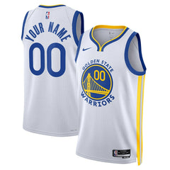 Golden State Warriors Unisex Swingman Custom Jersey White Association Edition - Nike
