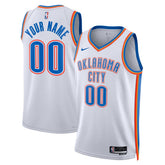 Oklahoma City Thunder Unisex Swingman Custom Jersey White Association Edition - Nike
