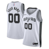 San Antonio Spurs Unisex Swingman Custom Jersey White Association Edition - Nike outlet