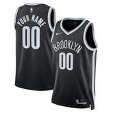 Brooklyn Nets Unisex Swingman Custom Jersey Black Icon Edition - Nike outlet