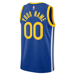 Golden State Warriors Unisex Swingman Custom Jersey Royal Icon Edition - Nike