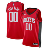 Houston Rockets Unisex Swingman Custom Jersey Red Icon Edition - Nike