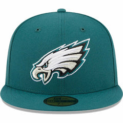 Philadelphia Eagles New Era Omaha 59FIFTY Fitted Hat - Midnight Green Hats