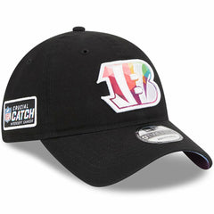 Cincinnati Bengals New Era 2023 NFL Crucial Catch 9TWENTY Adjustable Hat - Black Hats
