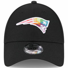 New England Patriots New Era 2023 NFL Crucial Catch 9FORTY Adjustable Hat - Black Hats