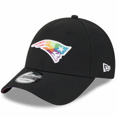 New England Patriots New Era 2023 NFL Crucial Catch 9FORTY Adjustable Hat - Black Hats