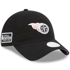Tennessee Titans New Era Women's 2023 NFL Crucial Catch 9TWENTY Adjustable Hat - Black Hats