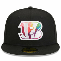 Cincinnati Bengals New Era 2023 NFL Crucial Catch 59FIFTY Fitted Hat - Black Hats