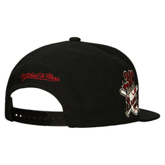 Atlanta Braves Mitchell & Ness Cooperstown Collection True Classics Snapback Hat - Black Hats