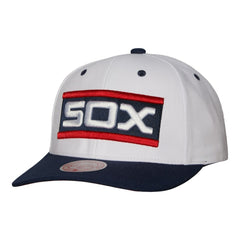 Chicago White Sox Mitchell & Ness Cooperstown Collection Pro Crown Snapback Hat - White Hats