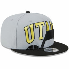 Utah Jazz Tip-Off Two-Tone 9FIFTY Snapback Hat Gray/Black - New Era