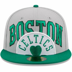 Boston Celtics Tip-Off Two-Tone 59FIFTY Fitted Hat Gray/Kelly Green - New Era