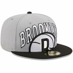 Brooklyn Nets Tip-Off Two-Tone 59FIFTY Fitted Hat Gray/Black - New Era