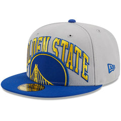 Golden State Warriors Tip-Off Two-Tone 59FIFTY Fitted Hat Gray/Royal - New Era outlet