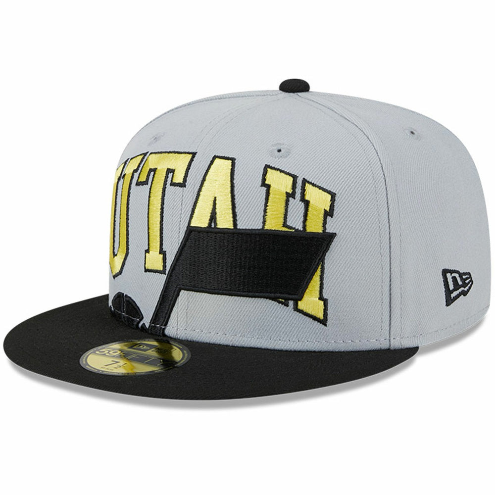 Utah Jazz Tip-Off Two-Tone 59FIFTY Fitted Hat Gray/Black - New Era outlet