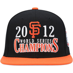 San Francisco Giants Mitchell & Ness World Series Champs Snapback Hat - Black Hats