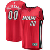 Miami Heat Fast Break Custom Jersey Red Statement Edition - Fanatics