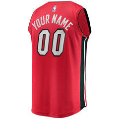 Miami Heat Fast Break Custom Jersey Red Statement Edition - Fanatics