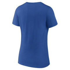 Detroit Pistons Women's Team Pride V-Neck T-Shirt Blue