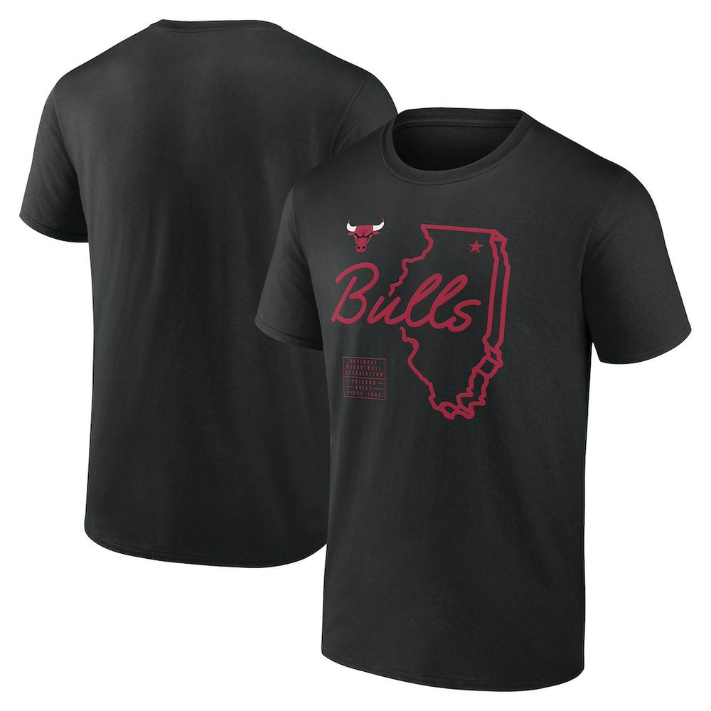 Chicago Bulls Announcer T-Shirt Black outlet
