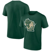 Milwaukee Bucks Huddle T-Shirt Hunter Green