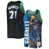 Kevin Garnett Minnesota Timberwolves 2003-04 Hardwood Classics Player Burst Tank Top Black - Mitchell & Ness