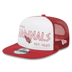 Arizona Cardinals New Era Banger 9FIFTY Trucker Snapback Hat - White/Cardinal Hats